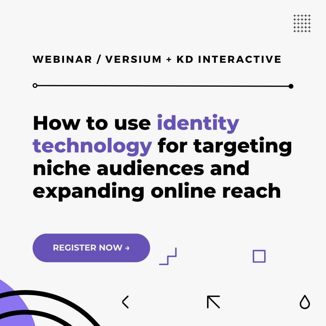 versiumsocial's tweet image. Join us &amp;amp; the KDI team for an exclusive webinar on using #B2B2C data segments to level up your #digitalmarketing.

✅ Maximize your digital ad campaigns
✅ Use B2B2C data to refine your target audience
✅ Expand your reach &amp;amp; target niche audiences

🔗  bit.ly/3IlkLme