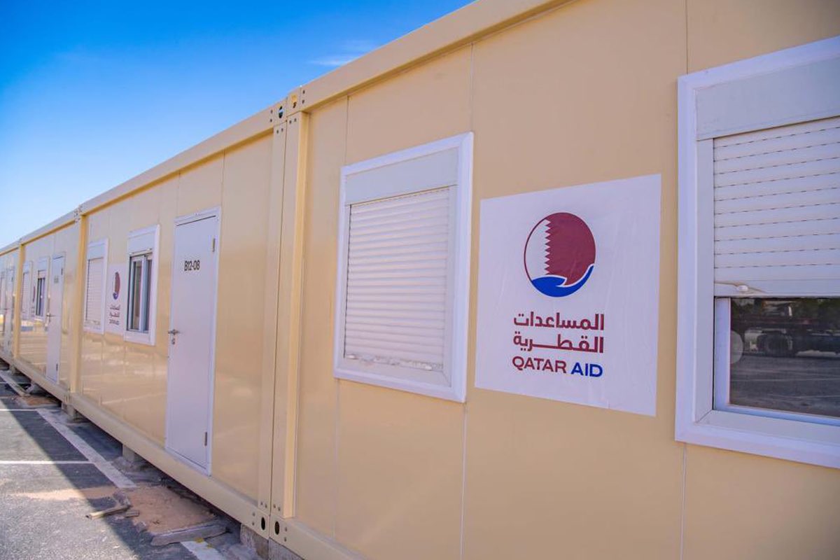 #TurkeySyriaEarthquake2023 
#Qatar 🇶🇦 donates 10,000 World Cup mobile homes to #Turkey and #Syria victims.
The portacabins will accommodate people left homeless due to the massive 7.8 magnitude earthquake that ripped through #Turkey and #Syria
#ThankYouQatar