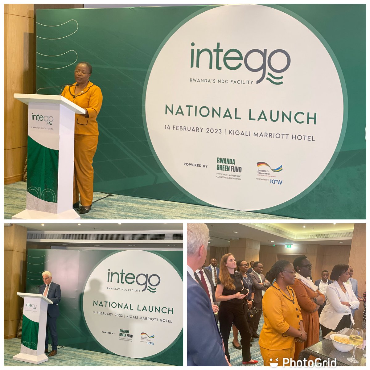 It was an honor to join Hon. Min <a href="/MujaJeanne/">Mujawamariya Jeanne d'Arc</a> &amp; CEO <a href="/TeddyMugabo_/">Teddy Mpinganzima Mugabo</a> at launch of #Intego, Rwanda's #NDC facility, with initial €46m funding from 🇩🇪. Very grateful for this initiative that will enable Rwanda public inst to transition to a low-carbon economy. A great step forward!