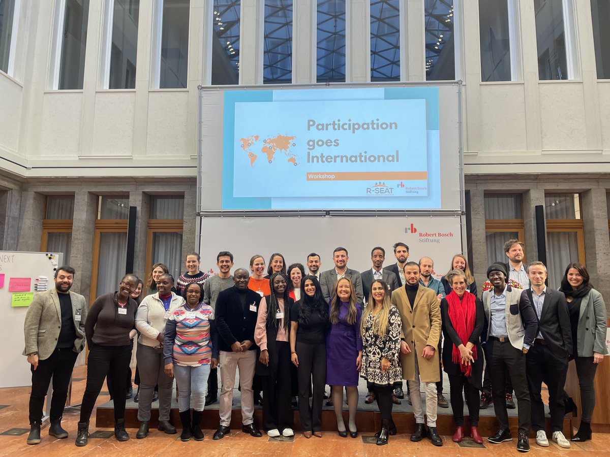 Yesterday, <a href="/RefugeesSeat/">R-SEAT: Refugees Seeking Equal Access at the Table</a> and @BoschStiftung hosted the "Participation goes International" workshop in Berlin, Germany. 
We used discussions and breakout sessions to understand how German refugee and migrant leaders feel about meaningful representation!