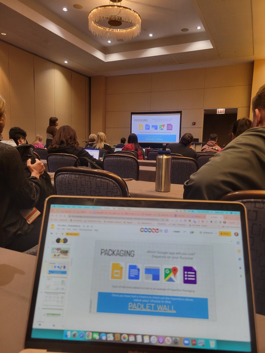 I love using #HyperDocs in the #ELA classroom! Learning from @JulieNolanRyan how to better craft a HyperDoc for student engagement to make them more than just consumers of information. #IDEACon #D83Shines