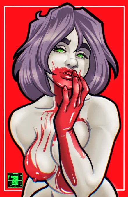 2023 Valentine's Vampy with Betta pt 1. With and without blood. 