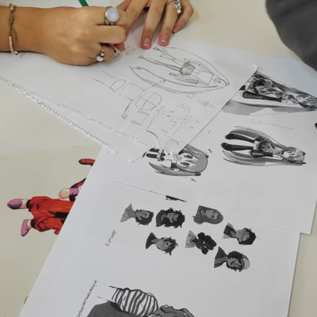 Obradoiro de Manga na biblio polo día da ilustración: edu.xunta.gal/centros/iestei…