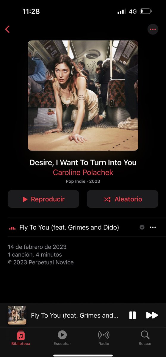 jxsus18sq's tweet photo. Cómo mega #fan hice lo propio en #Itunes comprando #FlyToYou pa apoyar a Caroline y ver si saca video de esa canción con #Dido 😅🙈 🔂 https://t.co/xM4gXJMp9s