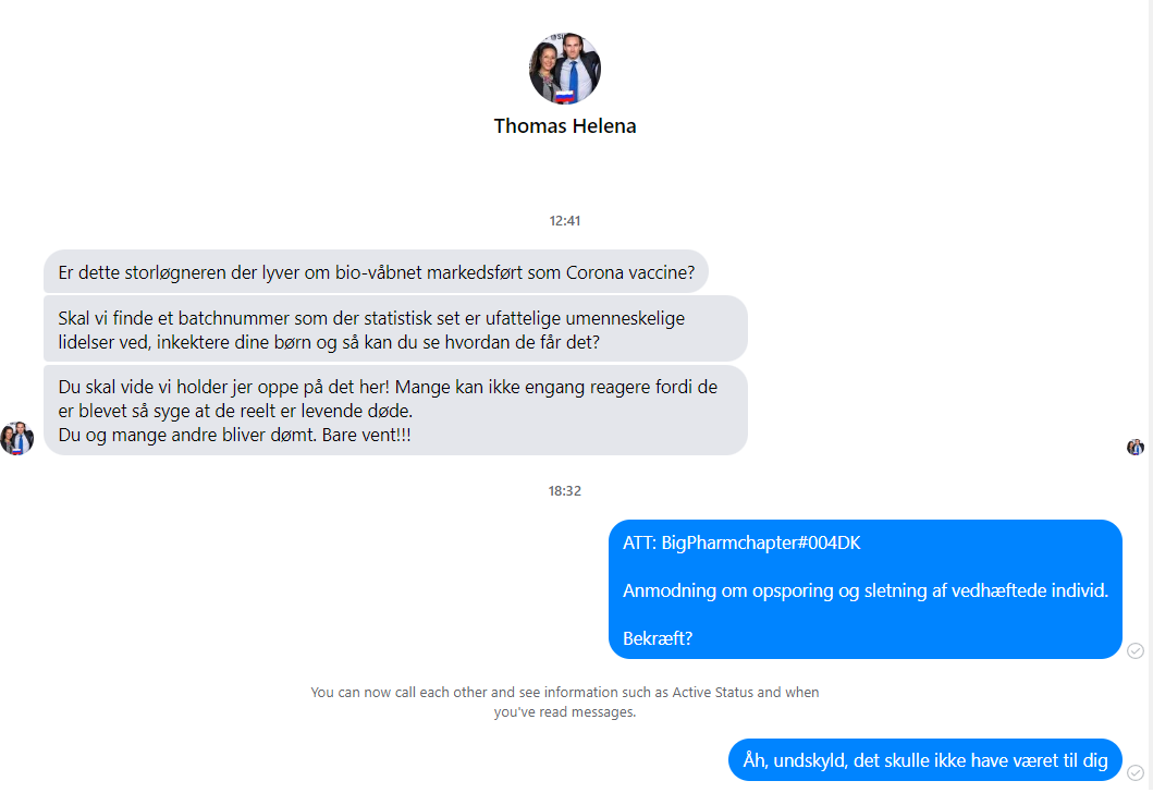 PeterMAstrup's tweet photo. Modprank på truende konspirationsgakgakker - over stregen?
#dkpol #dkmedier https://t.co/4N7B3gIIHL