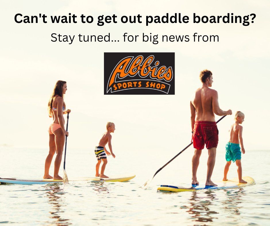 We’ve got exciting news to share with you. If you are thinking of getting a new paddle board this year, you're in luck, because starting on Thursday, February 23rd, we are planning something special for you!
Mark your calendar, this sale will only last for 4 days!
Stay tuned.