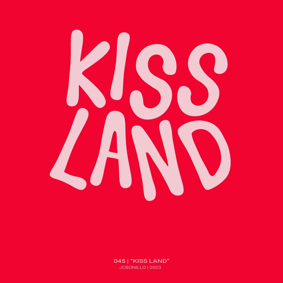 jcbonillodesign's tweet photo. 045 | “KISS LAND” Type design by 
@jcbonillodesign
-
-
-
#kissland #jcbonillodailytype #type01 #lettering #letteringart #customtype #design #logo #type #typedesign #ValentinesDay https://t.co/GGrclfHleY