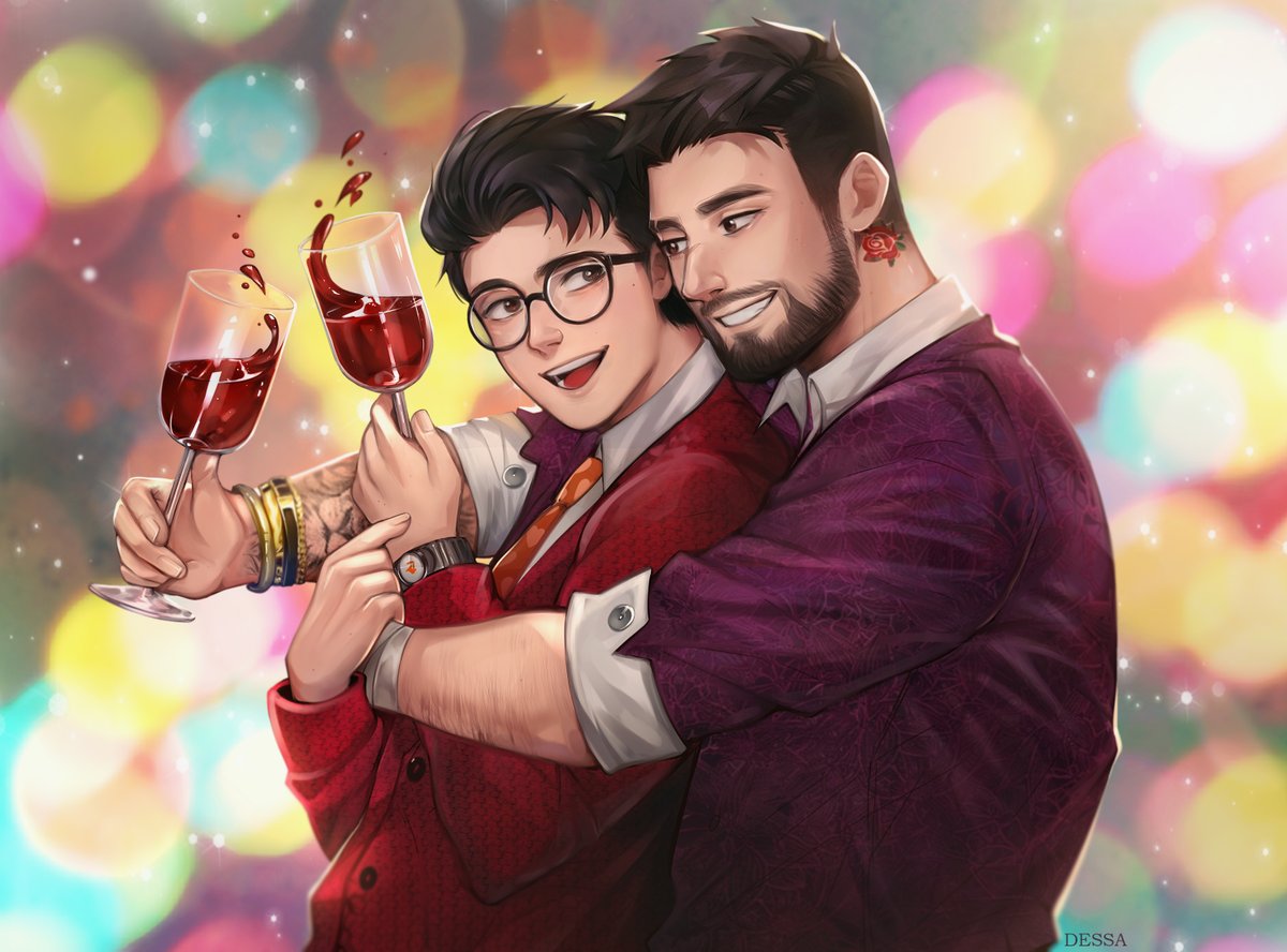 #Kingfield #DavidKing #DwightFairfield #DeadbyDaylight #dbdfanart #dbd

commission for @PillsStealer 🍷💗
Happy Valentine's Day!