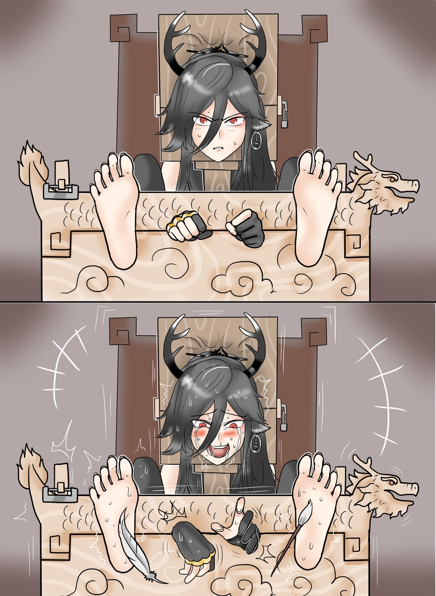 仇白tk #くすぐり #足こちょ #arknights #明日方舟 #仇白 #羽攻め pixiv.net/artworks/10539…