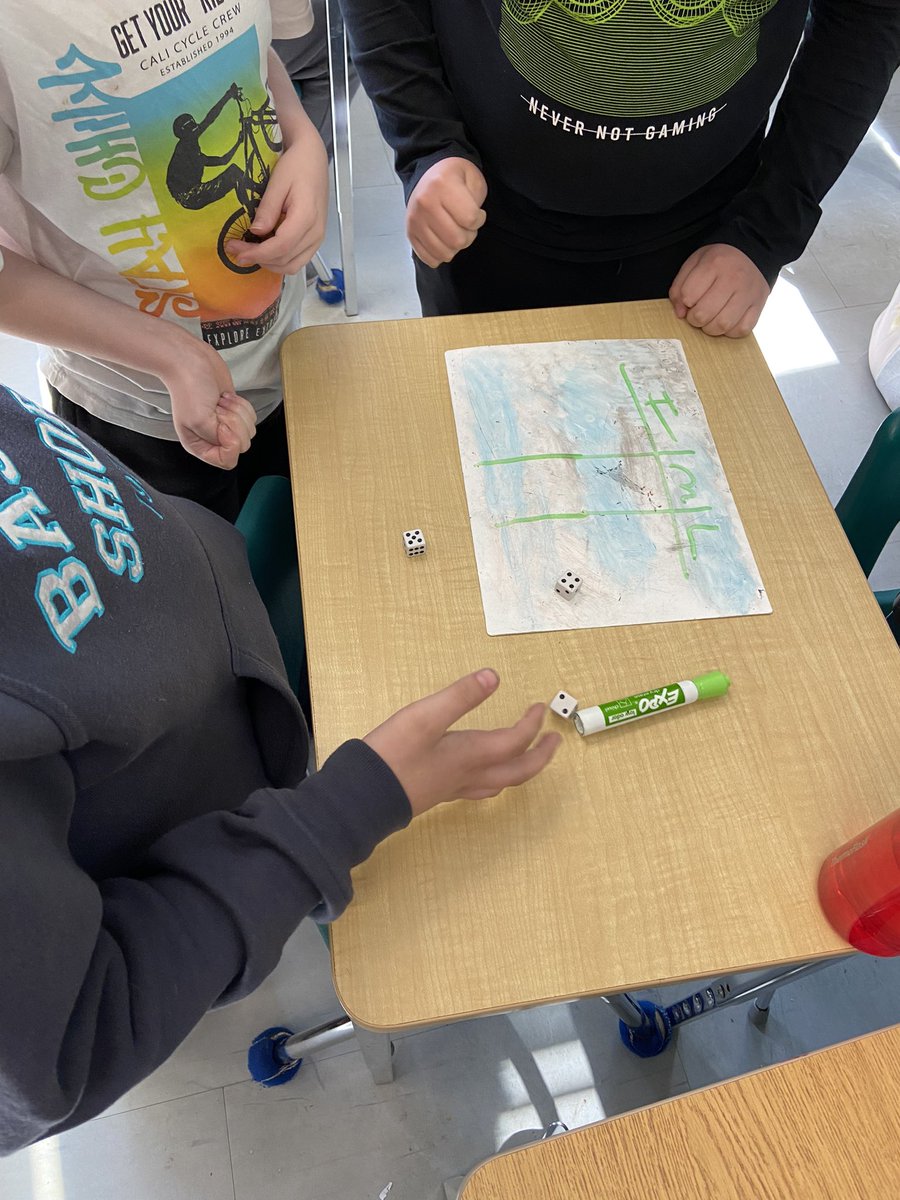 My student were very upset we missed #mathgamemonday yesterday so playing games today!! <a href="/TVDSBmath/">TVDSBmath</a> <a href="/tvdsbmathk8/">tvdsbmath</a>