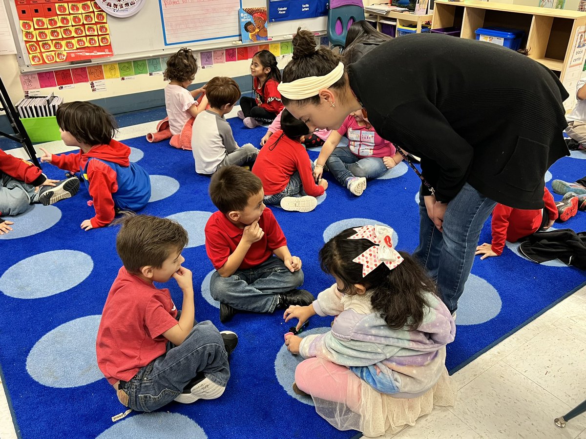 drjcarreon's tweet photo. What a lesson! Great job @AReyna723 with your lesson today. The students worked in partners and practiced “taking away”. Such a smart group of pre-K kiddos! https://t.co/VGoEFw8tSg