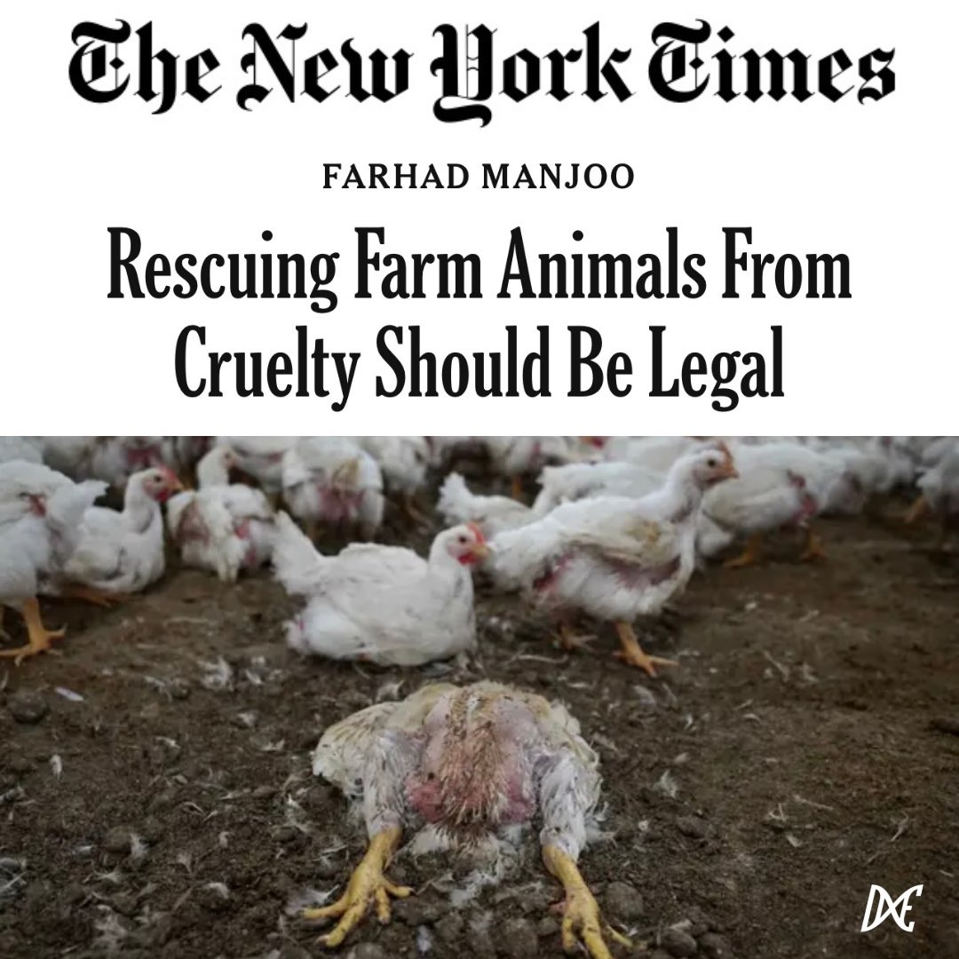 The #RightToRescue is in The New York Times, just three weeks before our next trial begins. If you believe that rescuing animals is not a crime, join us! 

Read: nytimes.com/2023/02/14/opi…
