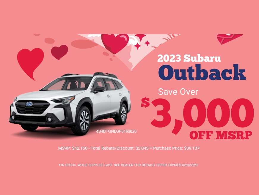 SubaruofDayton's tweet photo. Save Over $3,000 on the 2023 Subaru Outback during the Fall in Love Sale Event at Subaru of Dayton. Shop here 👉 https://t.co/wjjoV0toFp https://t.co/YGpFcPrlxI