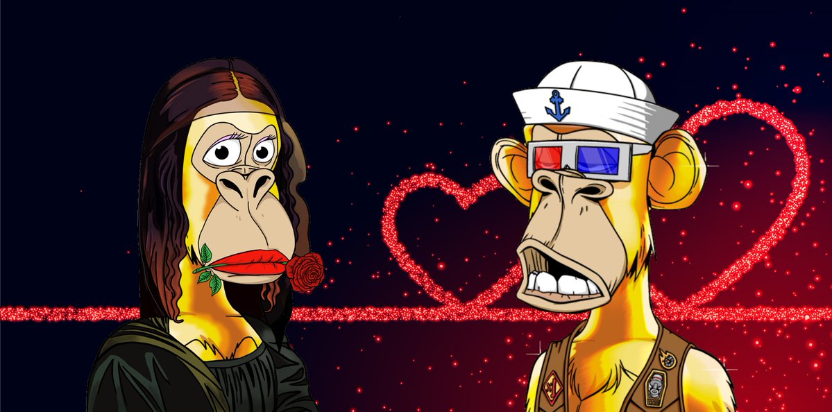 Love is in the air today💕
The perfect time for a DAW giveaway🎉🎉🎉

Who is your DAW Soulmate?

Share both your DAW and her soulmate NFT.
Like + RT + Tag them

Thanks <a href="/nobody_vault/">n0b0dy.eth</a>  for the inspiration
Xoxo💋