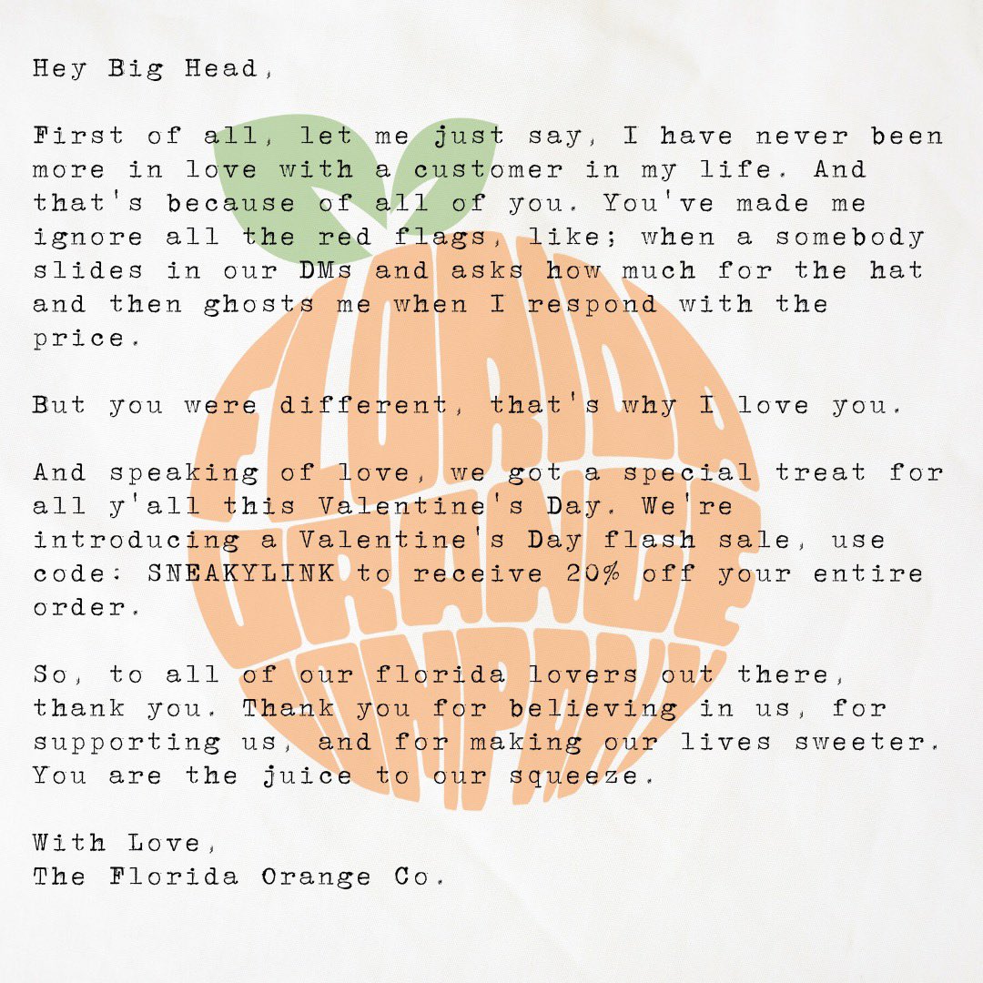 Florida Orange Co. tweet media