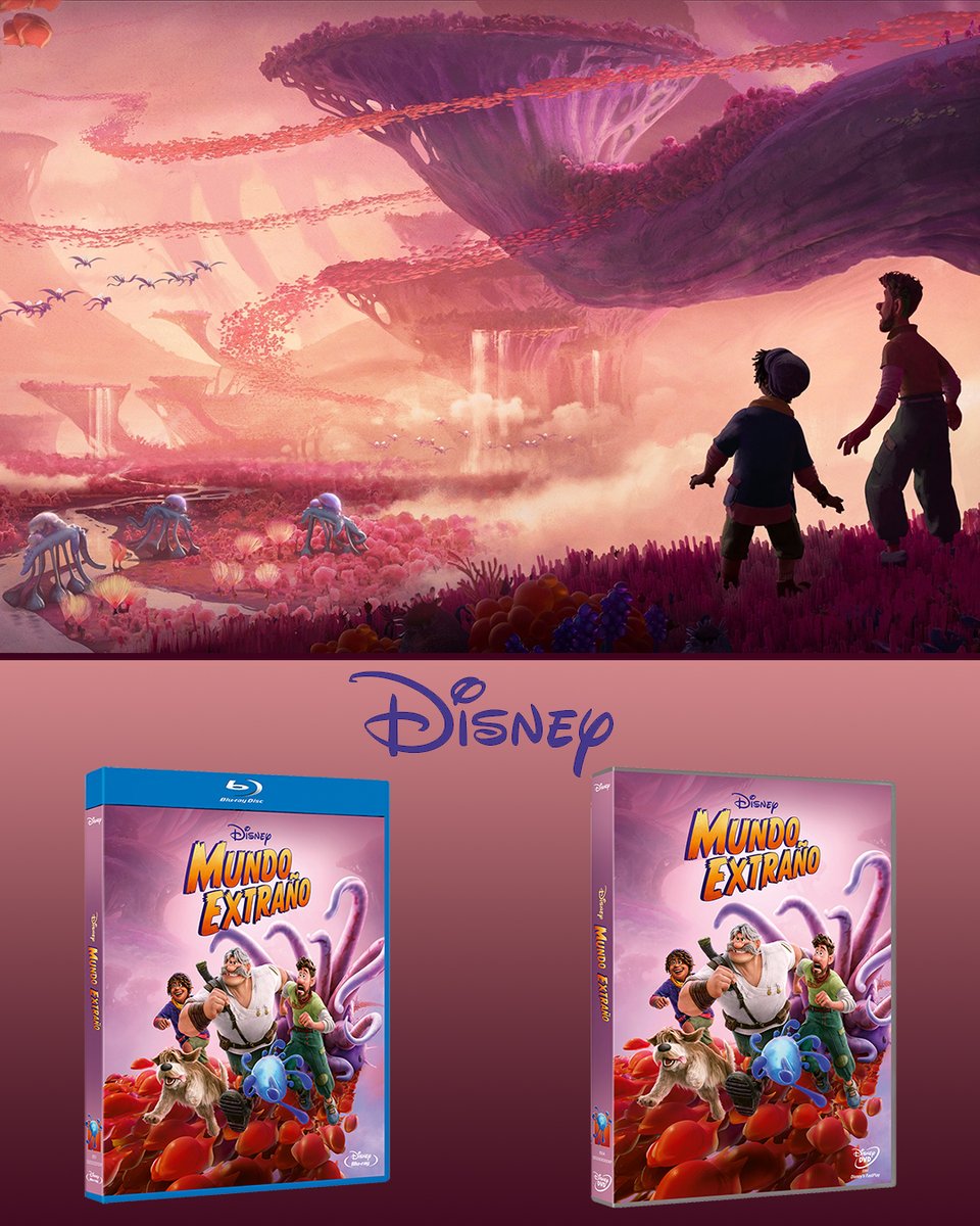 DivisaFilms's tweet image. Disfruta en casa de MUNDO EXTRAÑO, original epopeya animada de ciencia-ficción para toda la familia dirigida por el veterano creativo de Disney Don Hall (Vaiana, Big Hero 6) y Qui Nguyen (Raya y el último dragón).

#MundoExtraño🚀 estará disponible en Blu-Ray/DVD el 16 de febrero