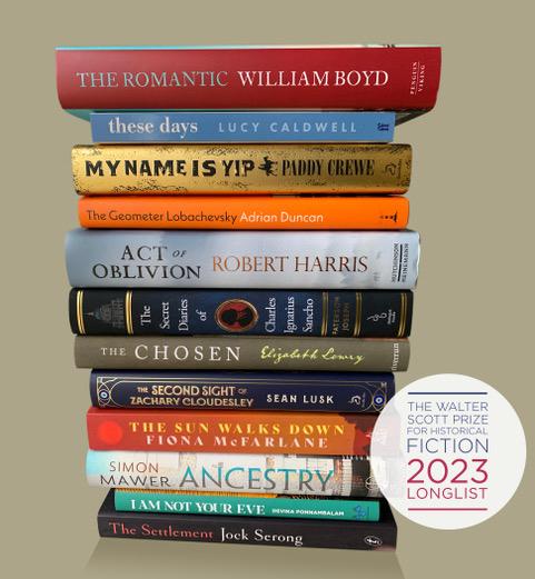 We've got some incredible news to share today!

William Boyd's #TheRomantic has been longlisted for the 2023 #WalterScottPrize for #HistoricalFiction. Huge congratulations!