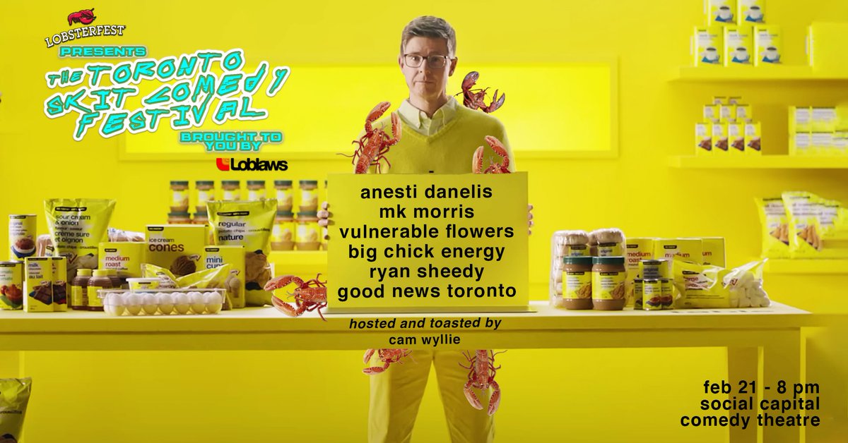 Pre <a href="/TOsketchfest/">The Toronto Sketch Comedy Festival</a> skit show

w/ <a href="/AnestiDanelis/">anesti</a> @rtsheedz <a href="/cameronwyllie/">Cameron Wyllie</a> <a href="/GoodNewsComedy/">Good News, Toronto!</a> and #MKMorris #VulnerableFlowers #BigChickEnergy