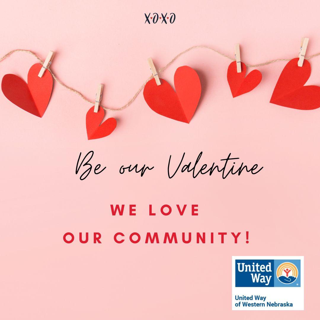 This Valentine's we want to send a shout out to the community and all we serve! 
#loveourcommunity #uwwn #beourvalentine