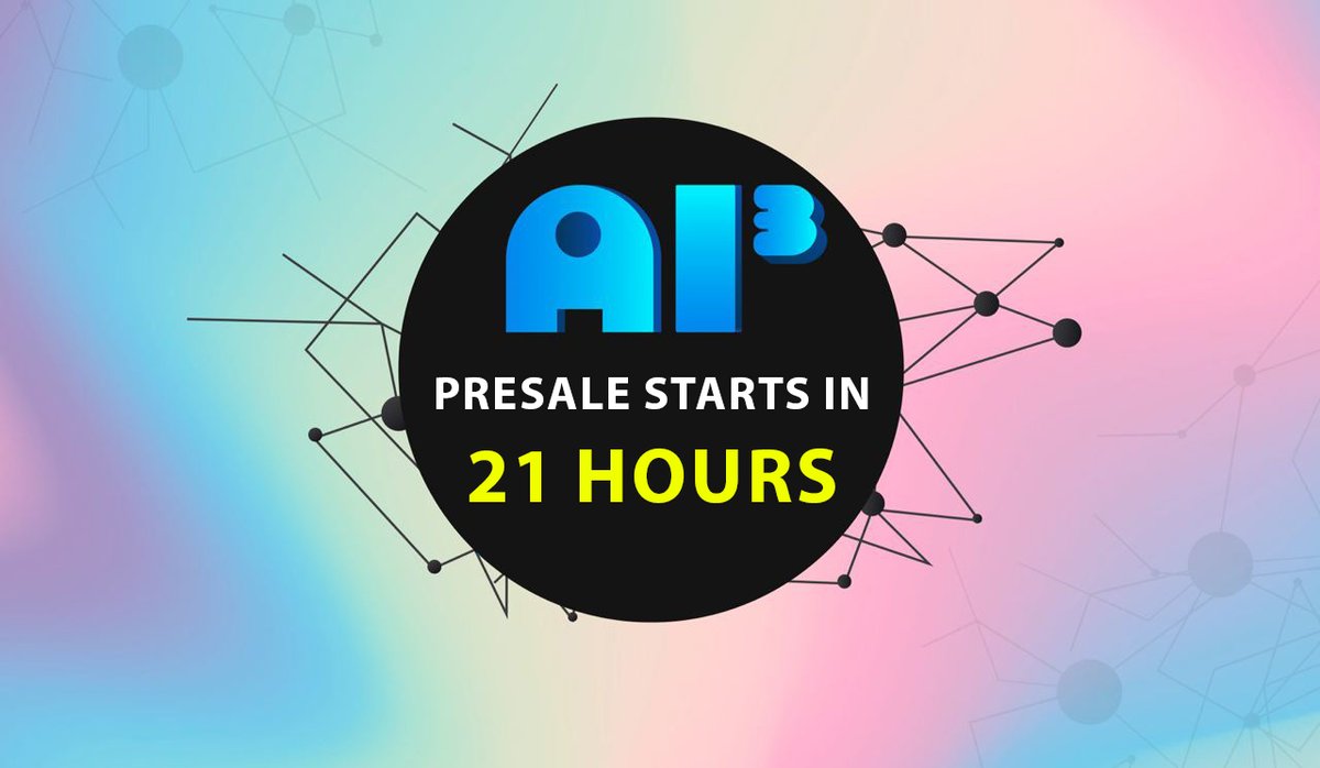 AI3 Presale  Starts: 15:00 - 15 Feb 2023
✅ pinksale.finance/launchpad/0xbF… #BSC #BSCGEMS #AI3