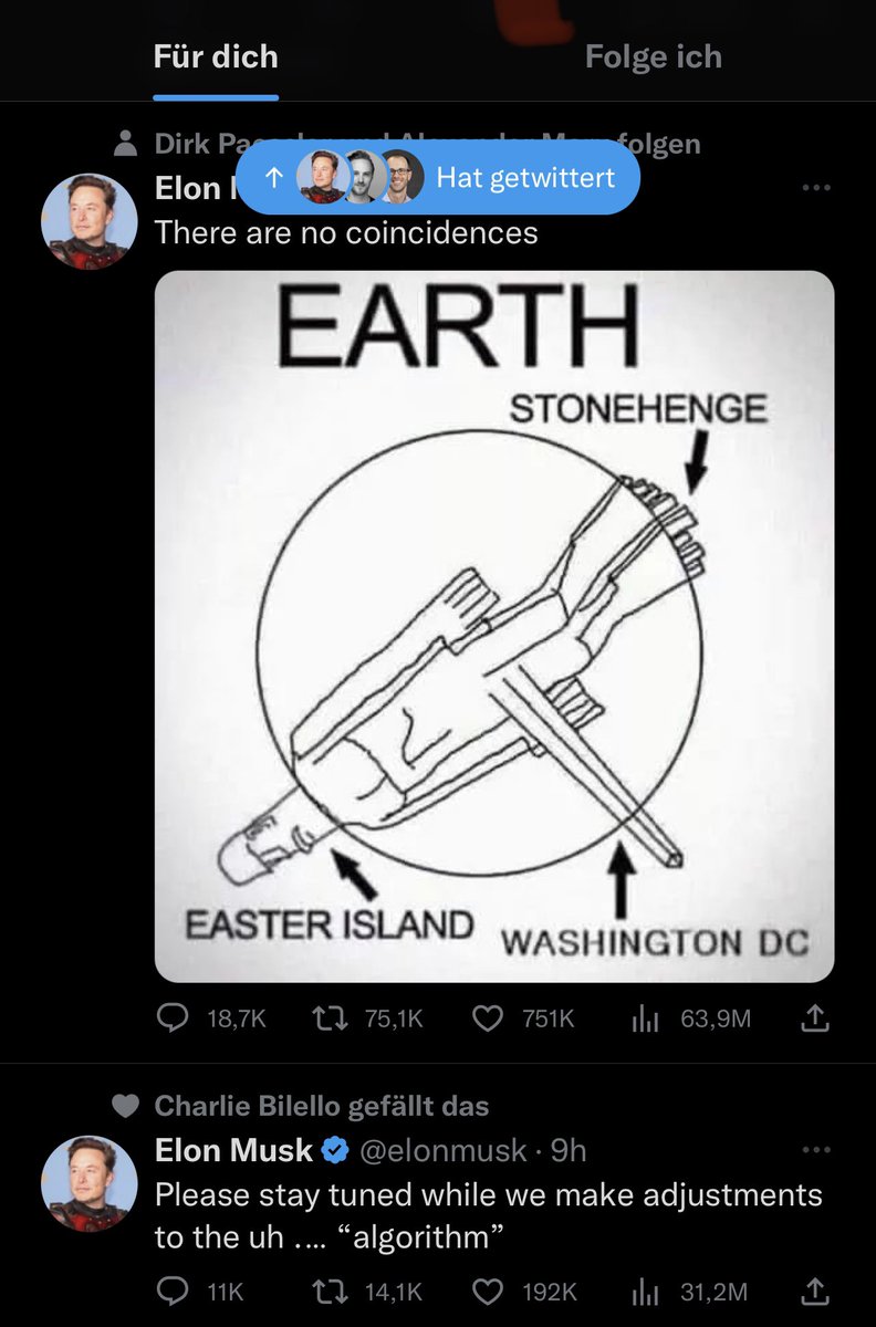 So <a href="/elonmusk/">Elon Musk</a> is now in every refresh with at least two tweets now. That must be freedom of speech.