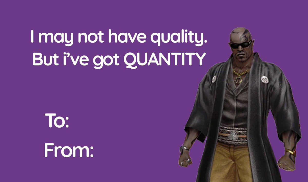Baeyonetta's tweet photo. Some terrible V-day cards https://t.co/NTv4PfpbE1