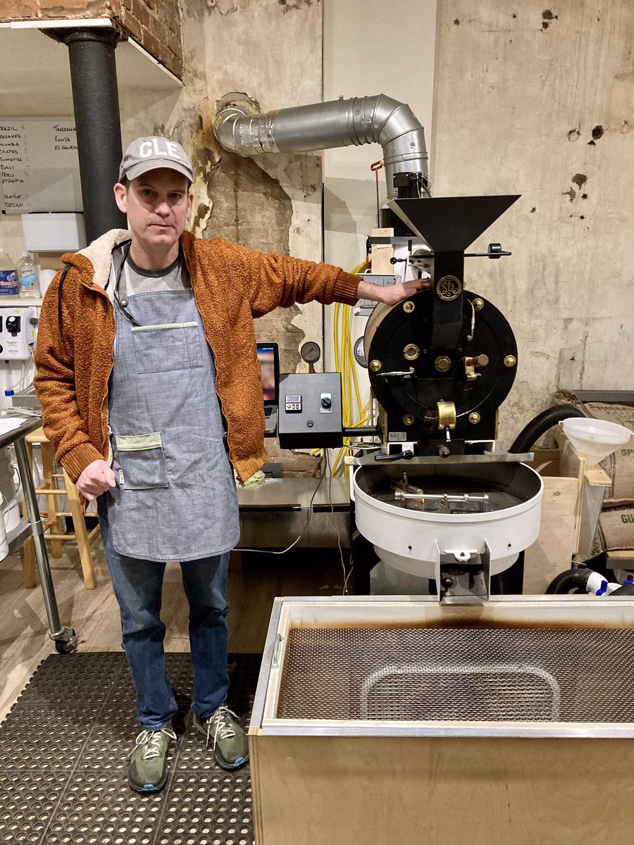 John Skrtic on Twitter "Met Chris Allen, owner and master roaster at
