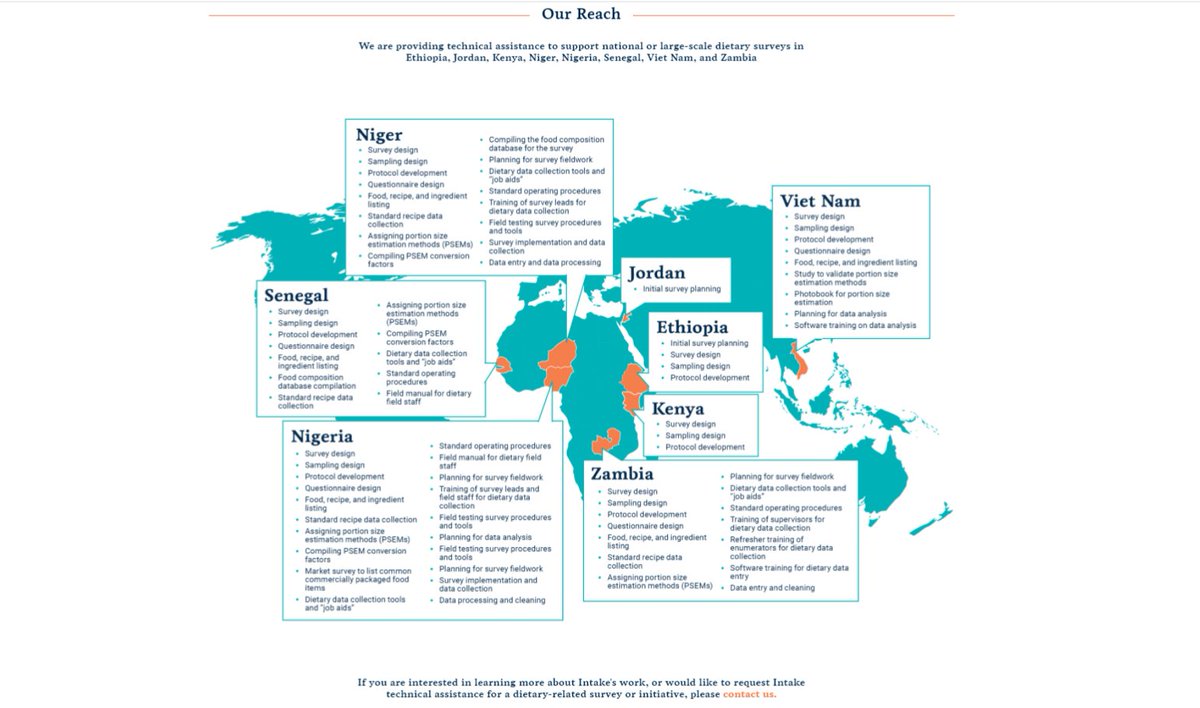 Are you a LMIC planning to carry out a large-scale quantitative 24-hour dietary recall survey? @IntakeCDA is accepting expressions of interest from LMICs interested to receive no-cost, multi-year technical support. To learn more, write to us by April 1 at: feedback@intake.org