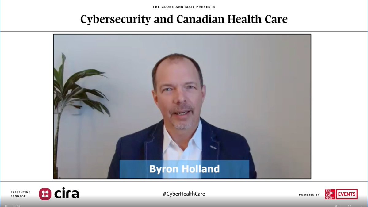 'Cybersecurity training needs to be done every day. While technology is going to help and defend against a lot of potential attacks, most of the compromises are happening because properly people aren't trained often enough.' Byron Holland, @ciranews #CyberHealthCare