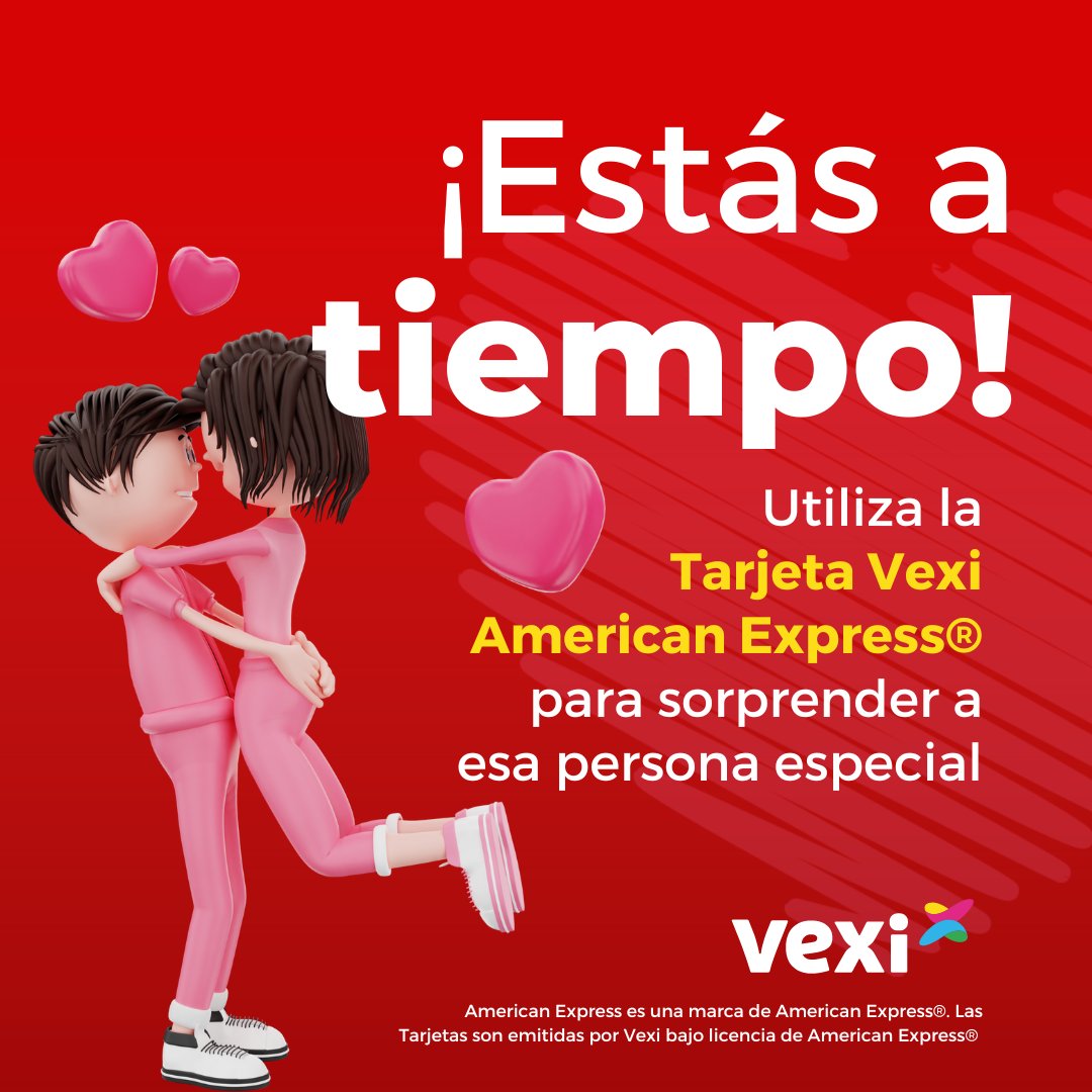 veximx's tweet photo. Cuéntanos con un EMOJI qué regalarás. 🎁💐

La intención cuenta ✨ y más en esta fecha especial, por eso hazlo #Multiposible con tu Tarjeta Vexi American Express®.❤️

#AmoryAmistad #14february https://t.co/lhVIKBOG7R