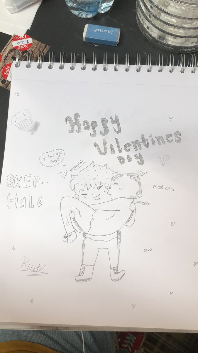 karrowaztaken's tweet photo. Here’s the Skephalo fanart! #14february #skephalo #skephalofanart @Skeppy @BadBoyHalo https://t.co/9bh6YHXGNh