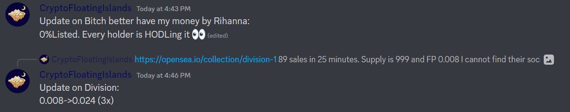 Crypto Floating Islands MINT IS LIVE tweet media