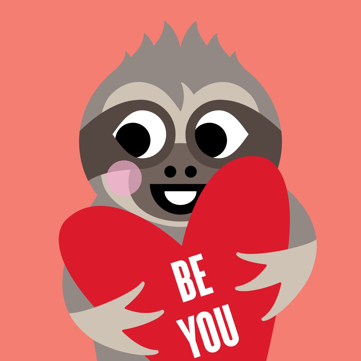 Be you.

#HappyValentinesDay #ValentinesDay #Valentine #sloth #slothlove #smiley #smileythesloth #beyou #14february #heart #InspirationalQuotes #childrensbookillustration #digitalart #quotesforkids #cutesloth #slothlife #sloths #SLOTH #positivevibes #smile #childrensbooks #joy