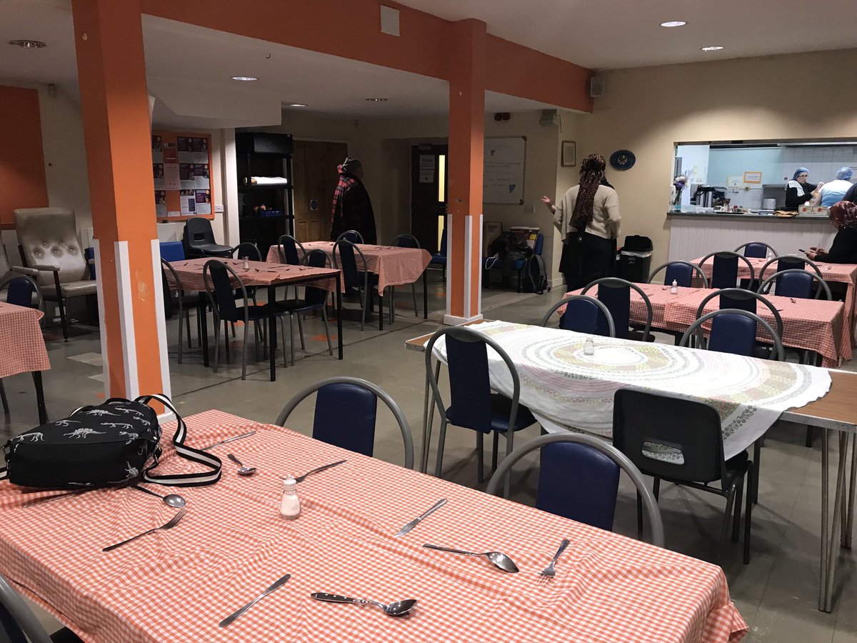 All ready to go tonight ⁦<a href="/foodcycle/">foodcycle</a>⁩ Newport at Community House in Eaton Road in Maindee. Serving up hot vegetarian meals (with our Valentines theme) and good company from 6.30pm onwards ♥️ 💙