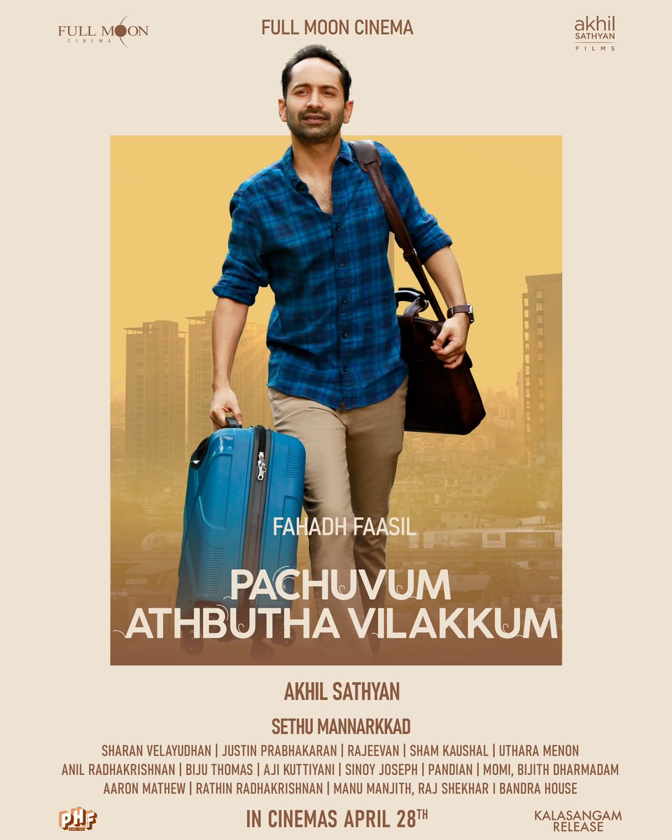 #pachuvumathbuthavilakkum #fahadfazil
 Directed by @akhilsathyan #sethumannarkad @manumanjith_s @rajshekharis #april28