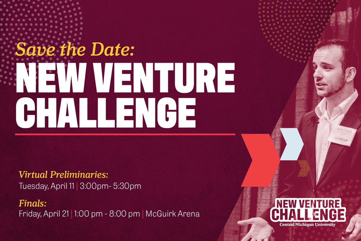 It's never too early to save the date! RSVP as a guest for the New Venture Challenge Finals here: eventbrite.com/e/377969205067