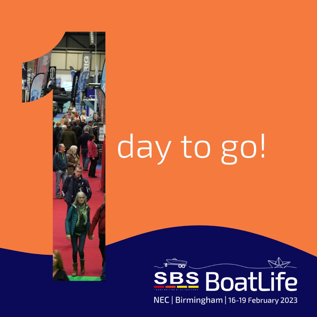 We're almost ready to open the doors to SBS BoatLife 2023. This year's show is over 25% bigger, 1/3 more press &amp; media registered, advanced ticket sales up, and more sponsors onboard. #sbsboatlife23