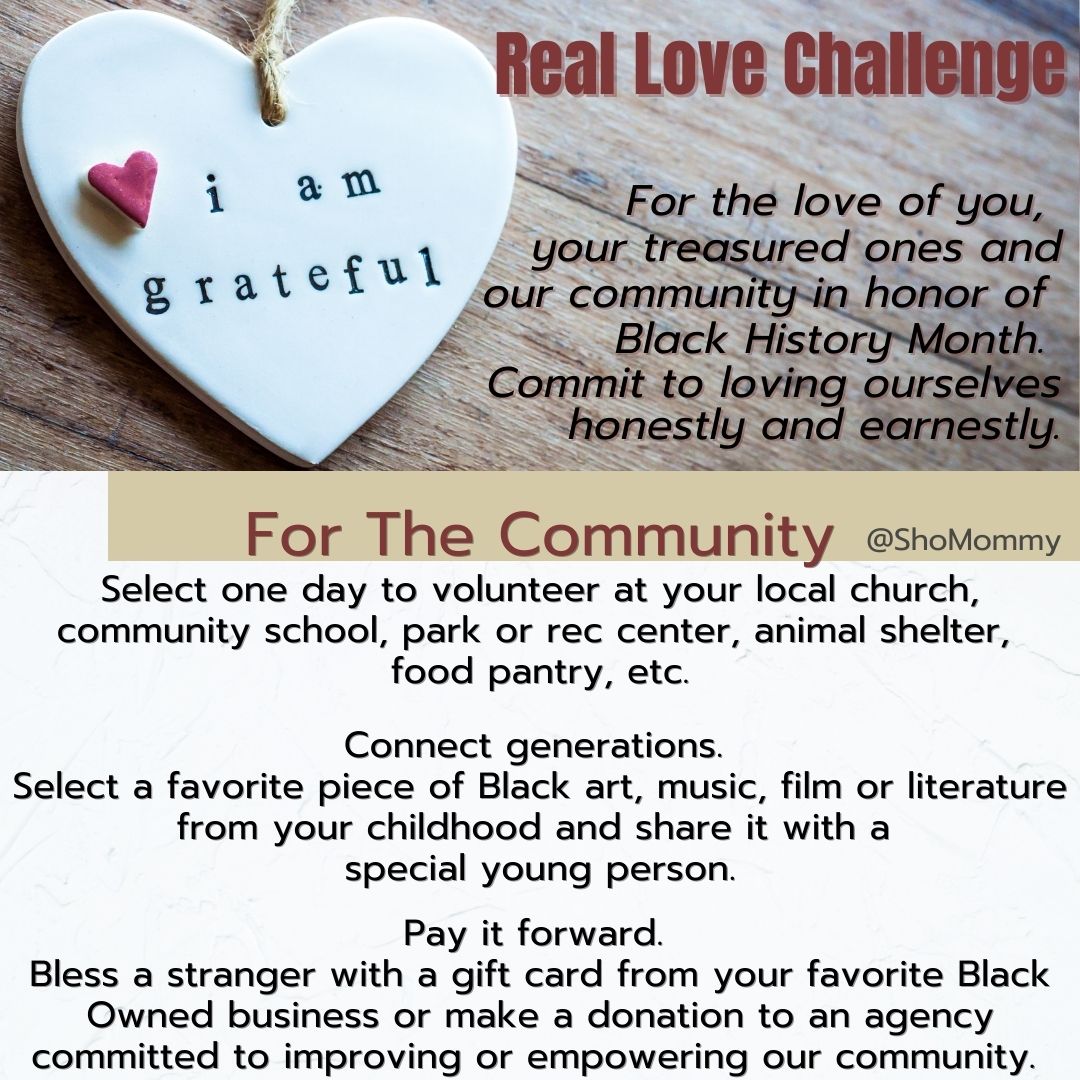 Let's be the real love we need for our community 🖤❤️ #RealLoveChallenge #RealLove #TheRealLoveChallenge #ValentinesDay