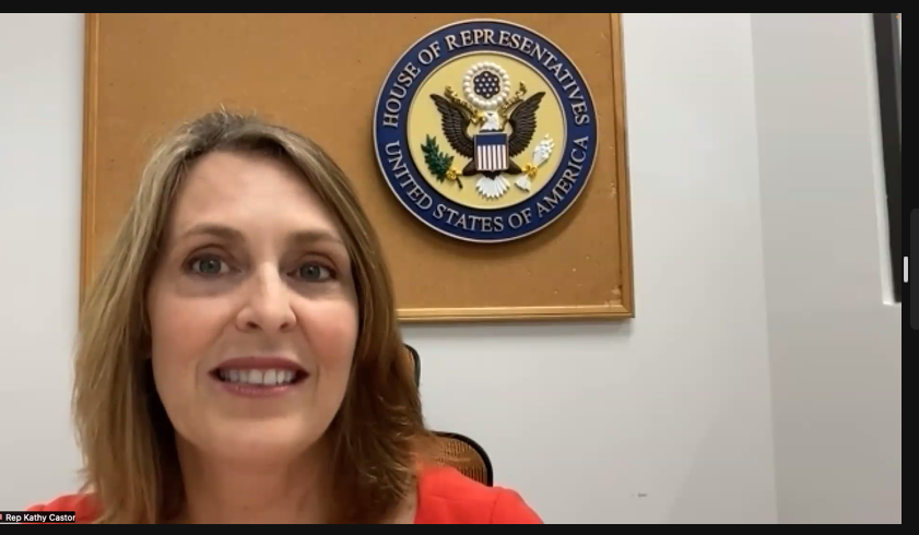 SWHR's tweet photo. Thank you @USRepKCastor for giving opening remarks for today's #CAMT briefing all about the Task Force on Research Specific to Pregnant Women and Lactating Women #PRGLAC! https://t.co/ci7uoiKDxW