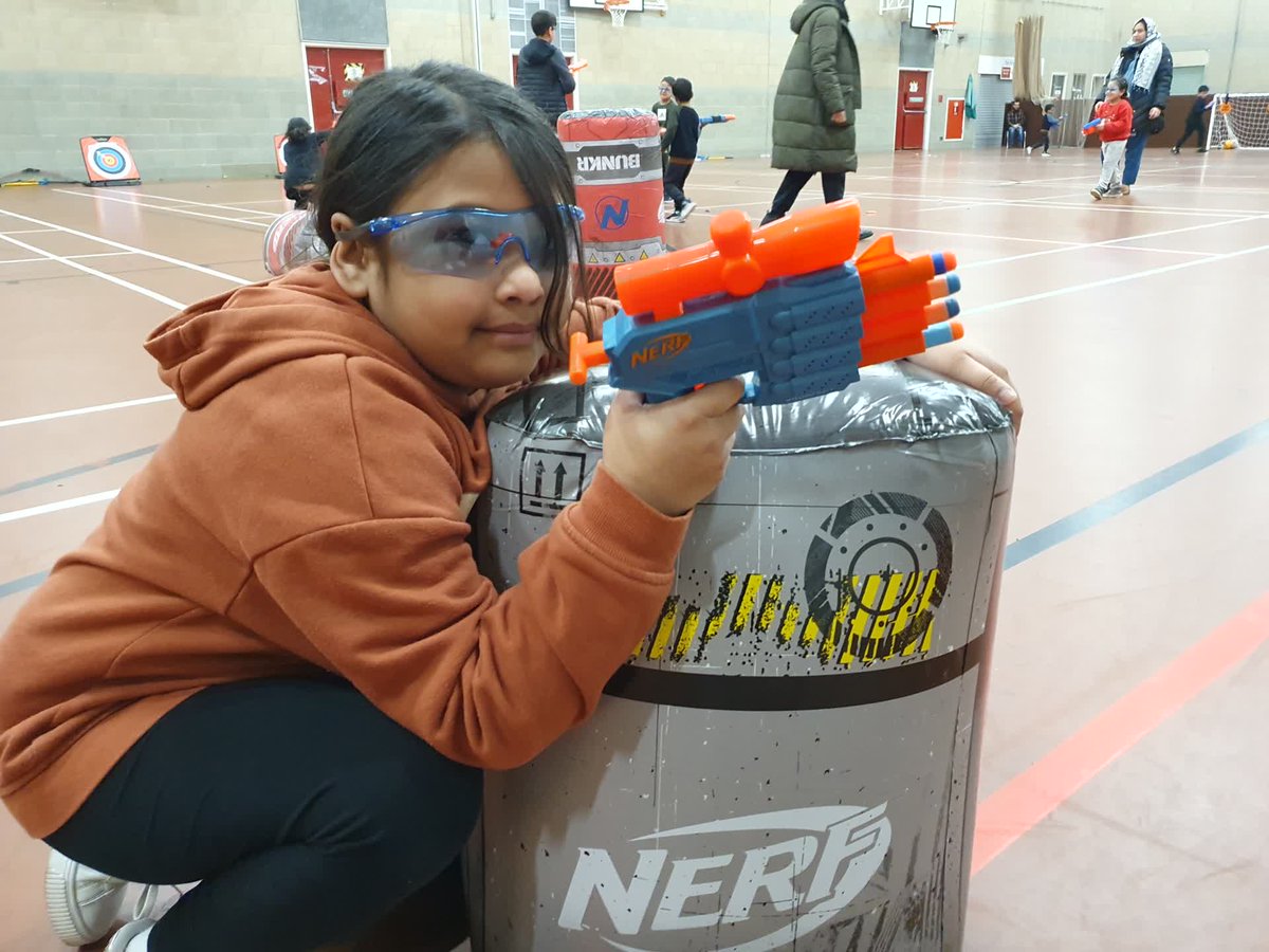 Are you Nerf ready? 🔫 👓🎽 

Booking into Bow &amp; Arrow (family target games) and let's Nerf out 🔫

➡ inspiringyouth.pembee.app 
➡ oldhaminspiringyouth.org