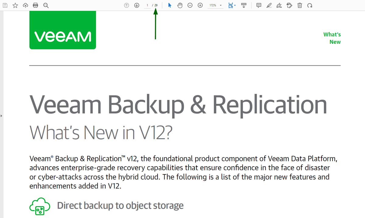 Every time this document just gets bigger and bigger. Always the best document to find the golden nuggets #veeam #v12 veeam.com/veeam_backup_1…