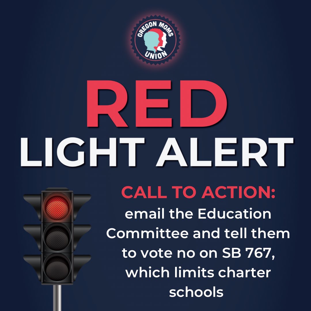 🚨 RED LIGHT ALERT 🚨 We need your help to fight SB 767 and preserve charter schools and their ability to grow by emailing the education committee and tell them to VOTE NO on SB 767. 

Please take a few minutes to add your own personal sentiments:
oneclickpolitics.global.ssl.fastly.net/messages/edit?…