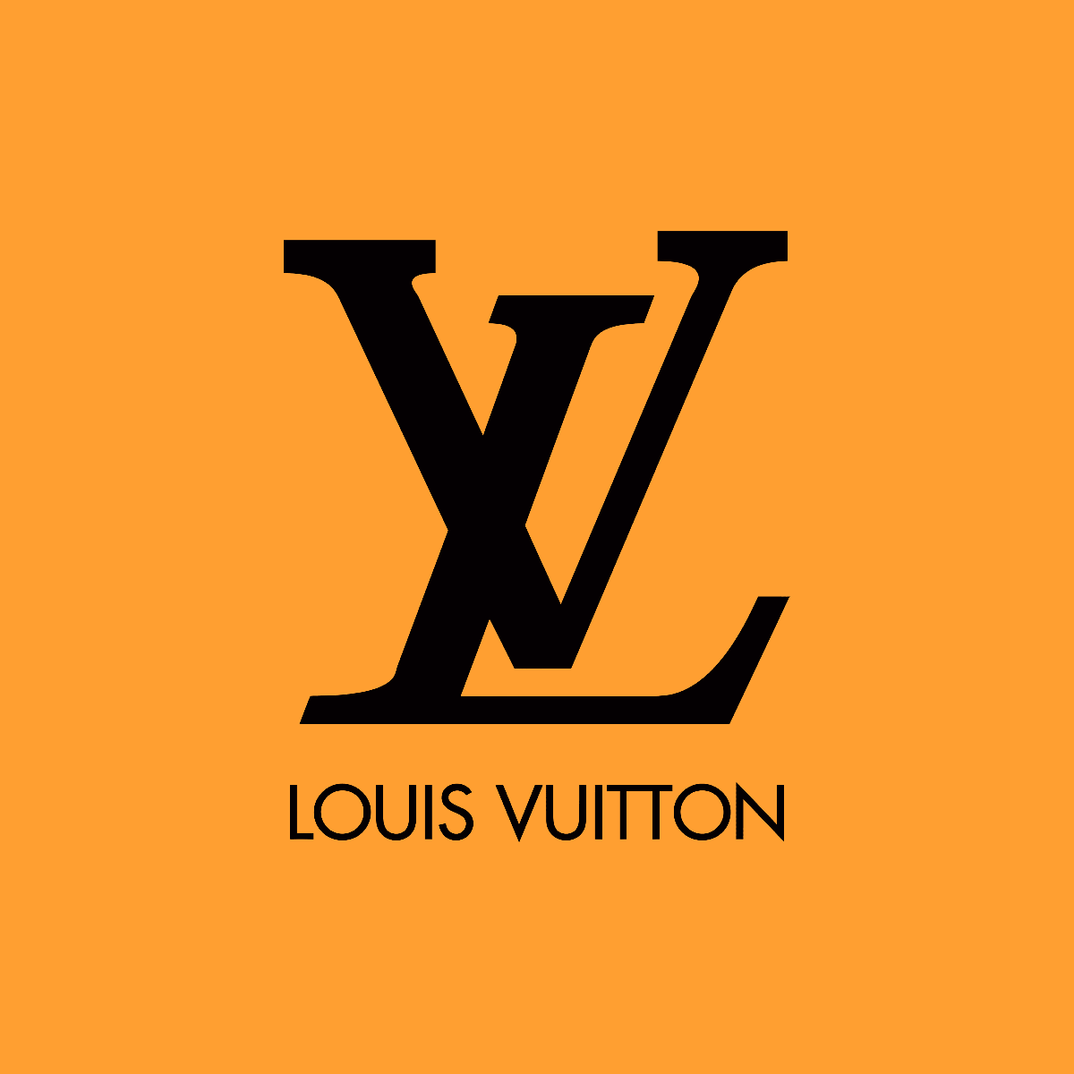 Louis Vuitton Gradient Logo Transparent Background by