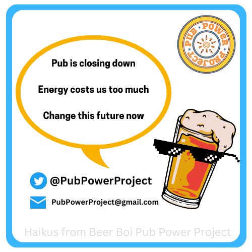Futures we dont want to see 👀, Let's solar power our pubs, #renewablepint #solarpunk #renewableenergy  #localbrew #energycrisis #pubs