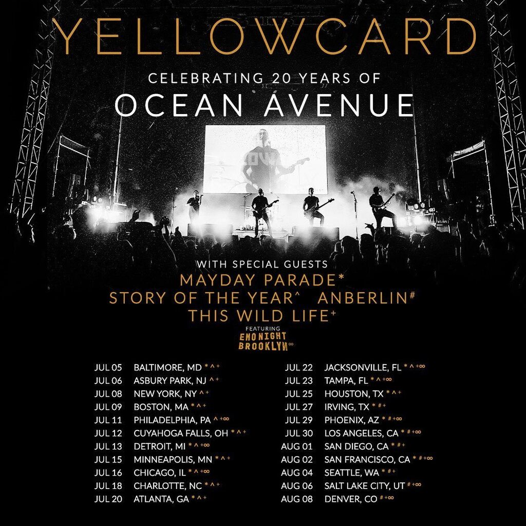Announcing a Yellowcard tour is something we never thought we would get to do again. Much less, a tour with bands of this caliber, made up of such amazing people and good friends. Being given the opportunity to play music together again is truly a gift t… instagr.am/p/CoppxMTJSdP/