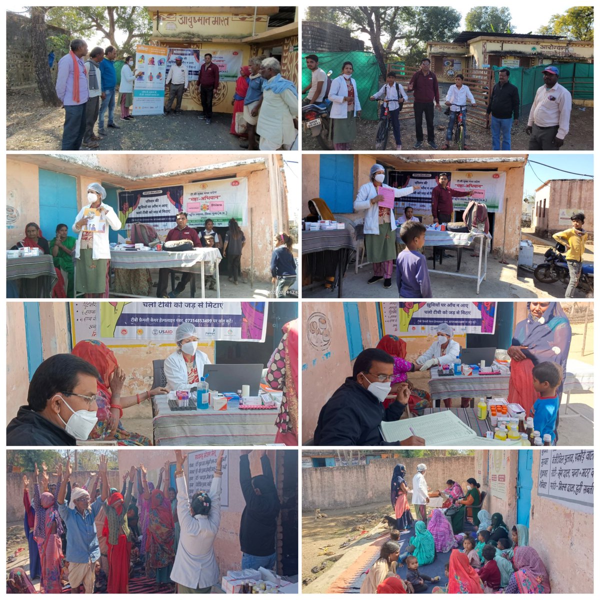 GunaVineeta's tweet photo. Nishchay day pr Health Mela ka आयोजन किया हेल्थ वैलनेस सेंटर chhipon में जहां 81 मरीजों का हेल्थ चेकअप 15 sputumकलेक्शन टीवी स्क्रीनिंग 15 मरीजों का ब्लड सैंपल योगा एक्टिविटी हेल्थ एजुकेशन तथा साइक्लोट्रॉन कराया गयाl https://t.co/rajuTDqumj