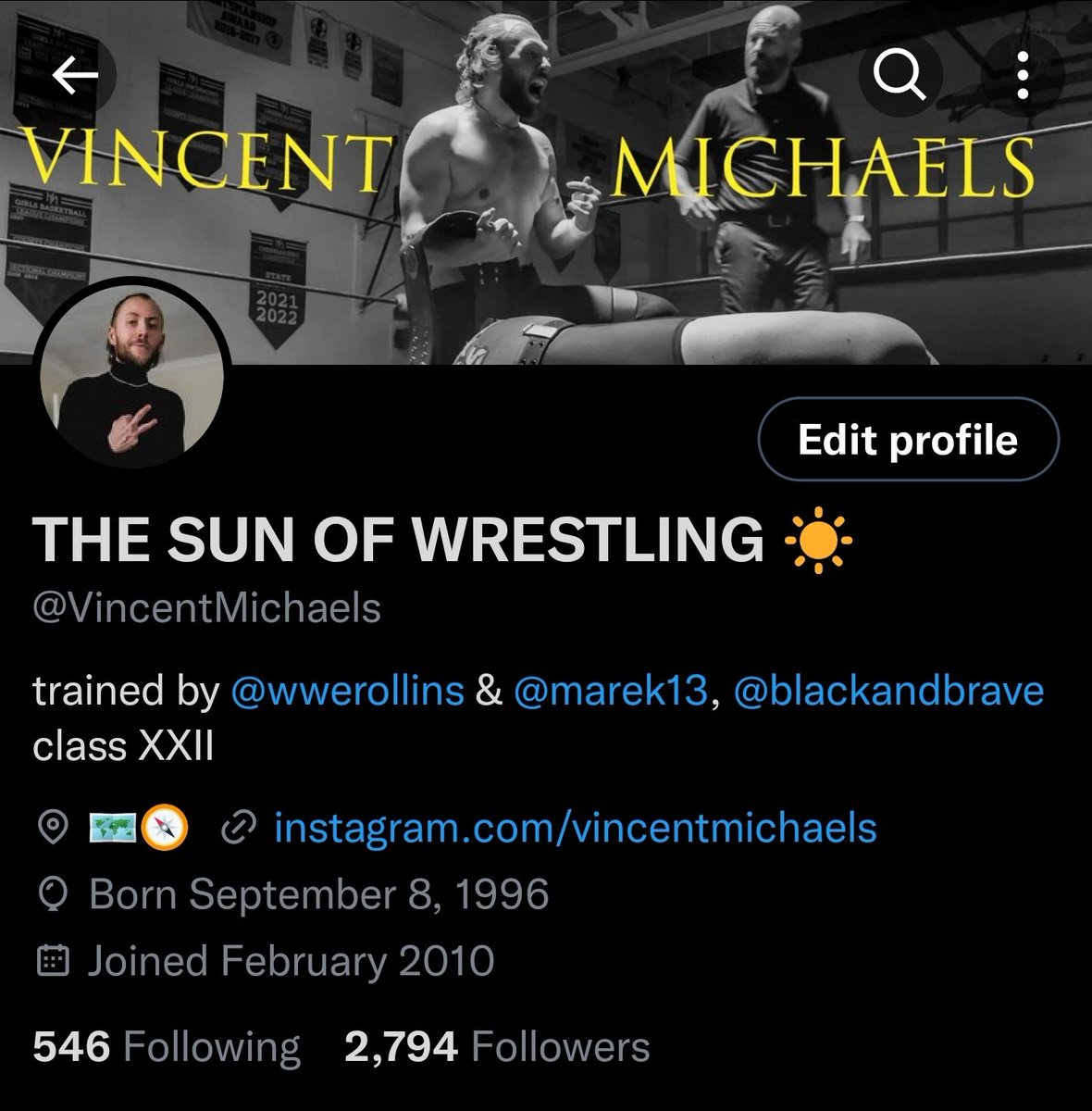 vXmichaels's tweet photo. After 2 years of suspension, @vincentmichaels is BACK on Twitter

Not sure how I'm going to handle both accounts yet, but follow me on there as it will become my main profile in time if you aren't already ☀️ https://t.co/F2QWrS6e1L