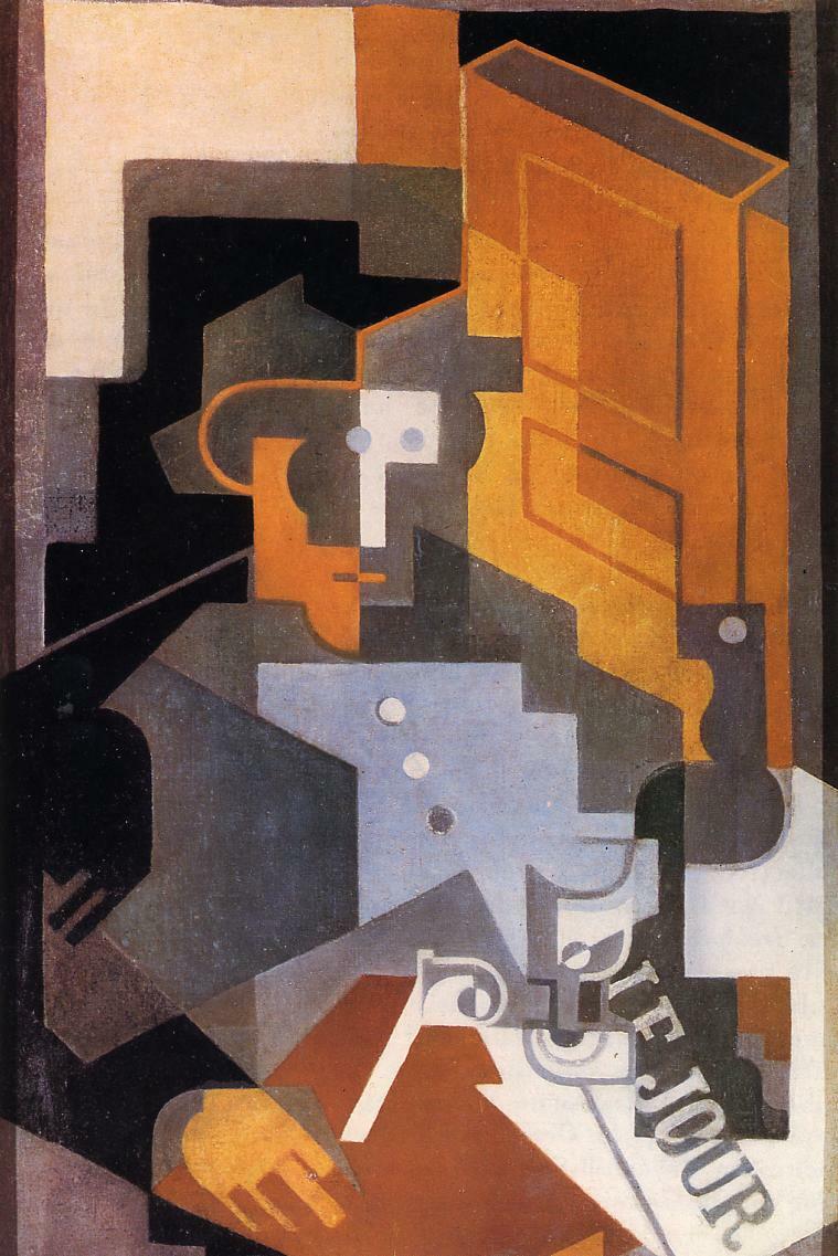 Man from Touraine, 1918 #juangris #cubism