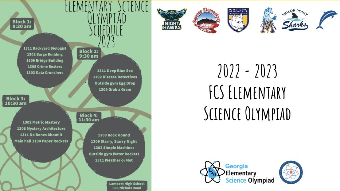 Lani_DeLallo's tweet photo. The 22-23 FCS Elementary Science Olympiad on Sat. 2/11 was a HUGE success and ton of FUN! Congratulations to all participating students. Thank you @LambertHS @rhfizziks! #fcsscience @ShilohPointES @DavesCreekES @MidwayES @WhitlowES @SawneeElem @NewHopeES23 https://t.co/bIgs4SwDl8
