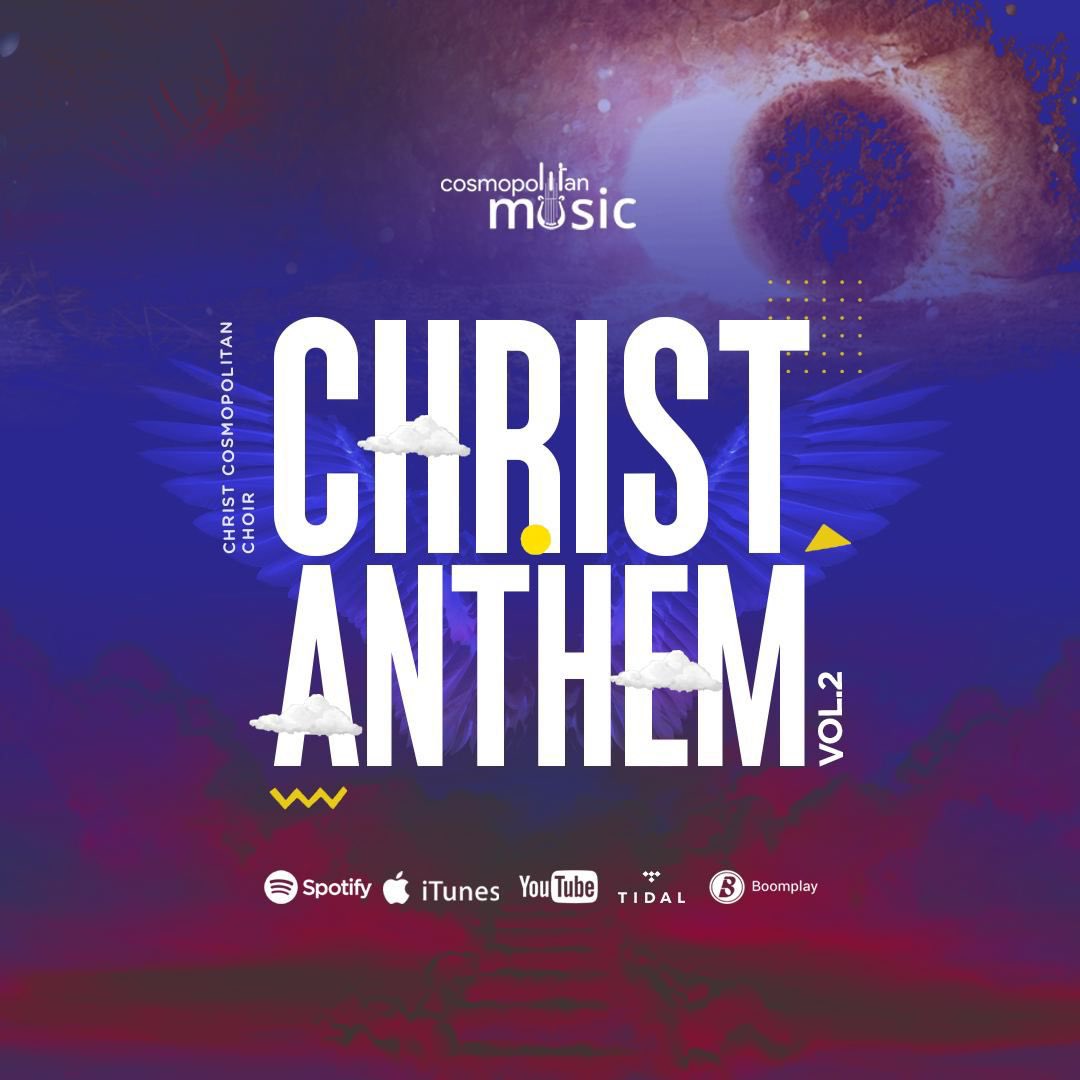 cosmochoir's tweet photo. NEW MUSIC IS HERE! 🎵🎤🎼🎶

CHRIST ANTHEM 2; the latest album from Christ Cosmopolitan Choir is available for download &amp; streaming on all music platforms.
Update your playlist here👇🏾

https://t.co/cYyqDtQtp3

https://t.co/vSErWB7lXV

https://t.co/CB38Fd8Z4j
GOD BLESS YOU! https://t.co/mizcNlrKXc
